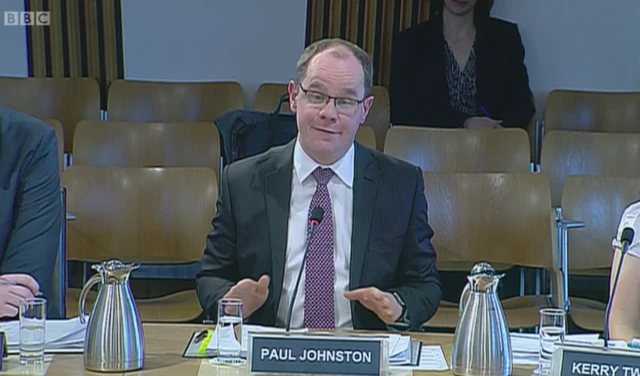 Paul Johnston from the Scottish government