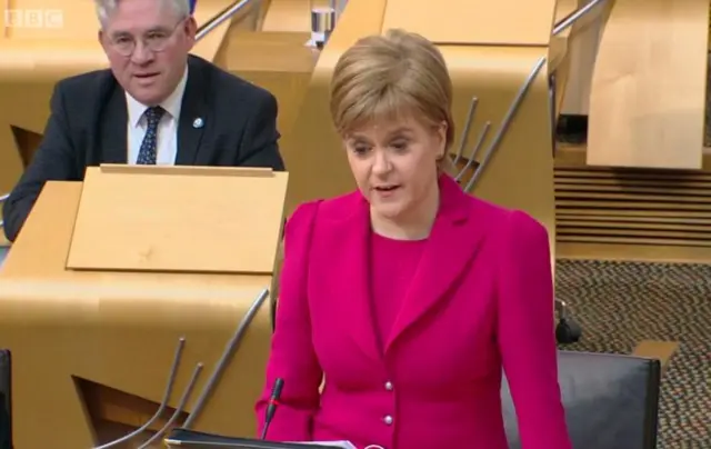 First Minister Nicola Sturgeon