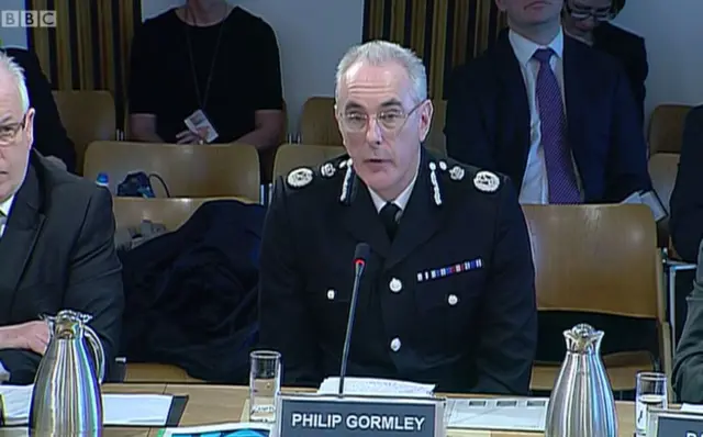 Police Scotland chief constable Philip Gormley