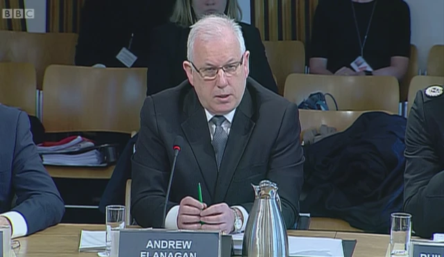 Scottish Police Authority chair of the board Andrew Flanagan