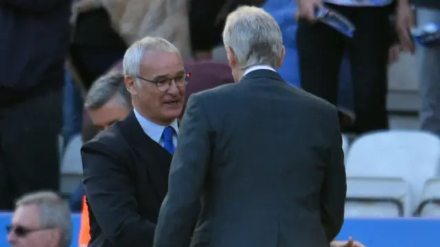 Claudio Ranieri and Arsene Wenger