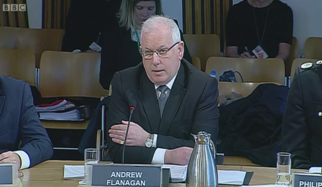 Scottish Police Authority chair of the board Andrew Flanagan