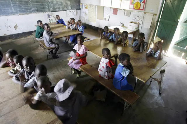 Classroom in Zimbabwe