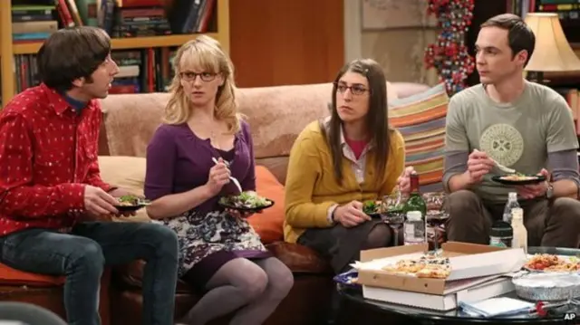 
          Sheldon Cooper (right) is notorious for his lack of tact and success with women
        