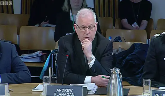 Scottish Police Authority chair of the board Andrew Flanagan