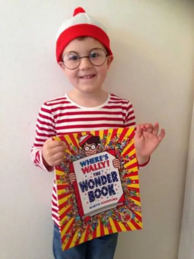 Oliver, 7, as Where's Wally