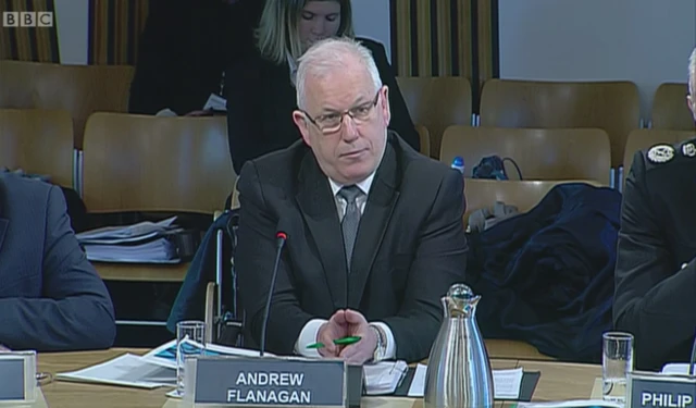 Scottish Police Authority chair of the board Andrew Flanagan