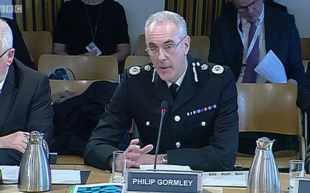 Police Scotland chief constable Philip Gormley