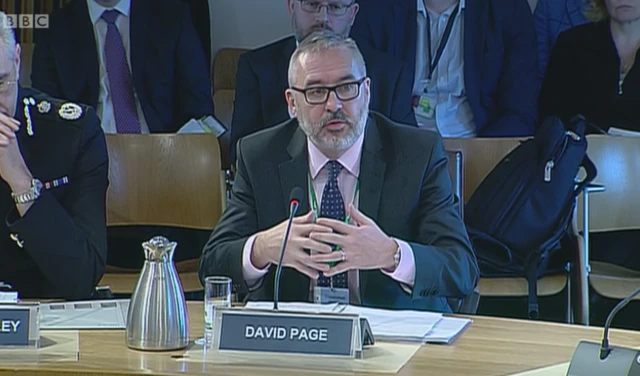 Police Scotland deputy chief officer David Page