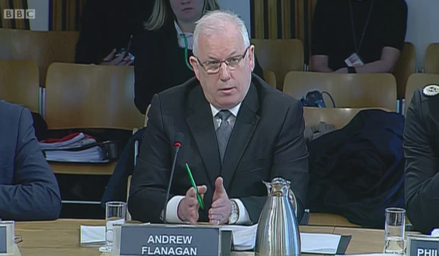 Scottish Police Authority chair of the board Andrew Flanagan