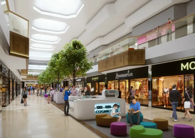 Artist's impression of Queensgate refurbishment