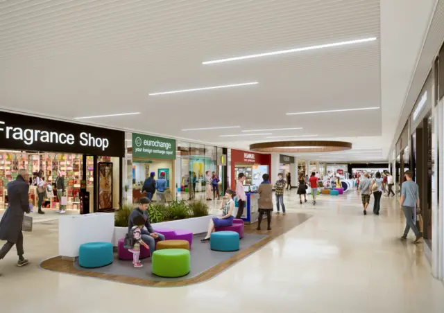 Artist's impression of Queensgate refurbishment