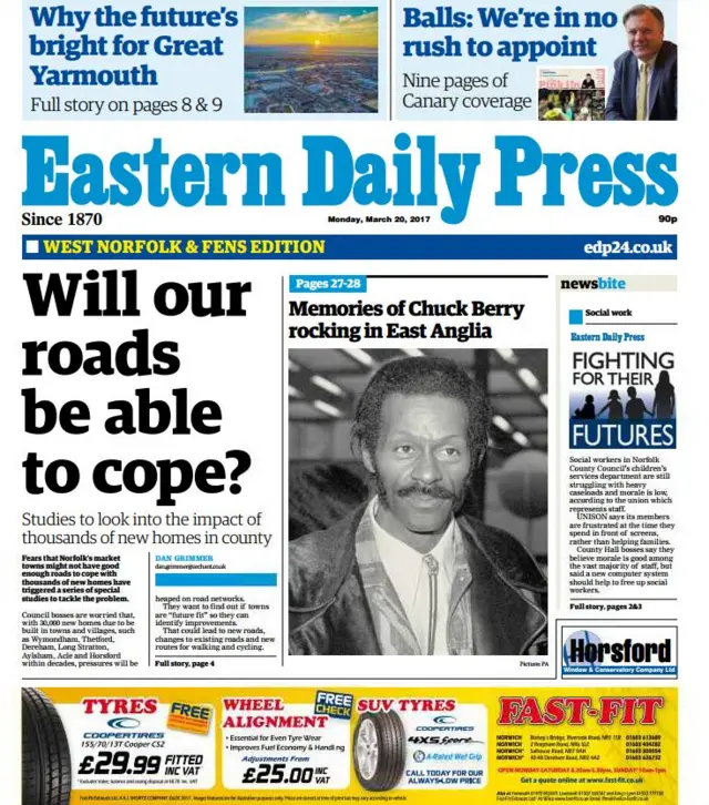 Front page of EDP