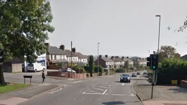 Junction of High Street and Colclough Lane