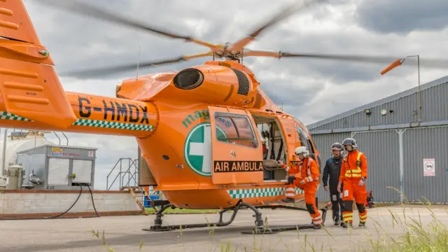 Magpas Air Ambulance helicopter