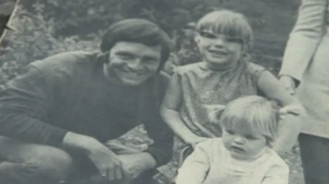 Jeff Astle with his family