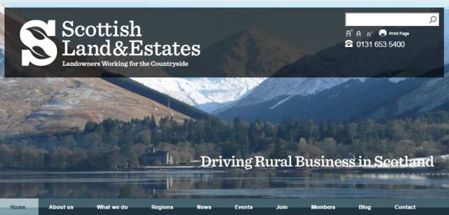 Scottish Land and Estates website