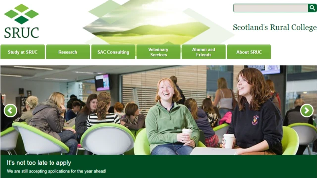 Scotland’s Rural College (SRUC) website