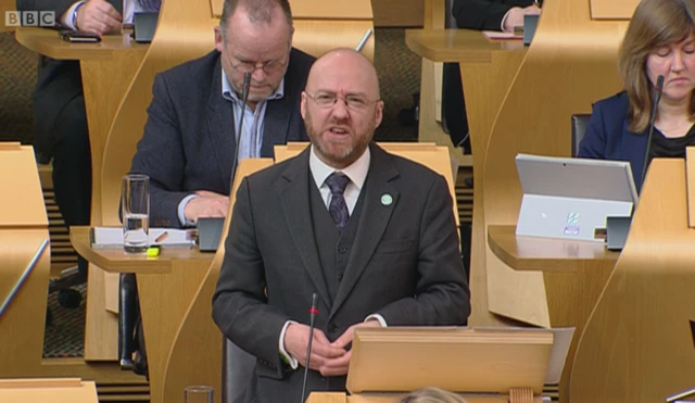 Scottish Co-convener Patrick Harvie