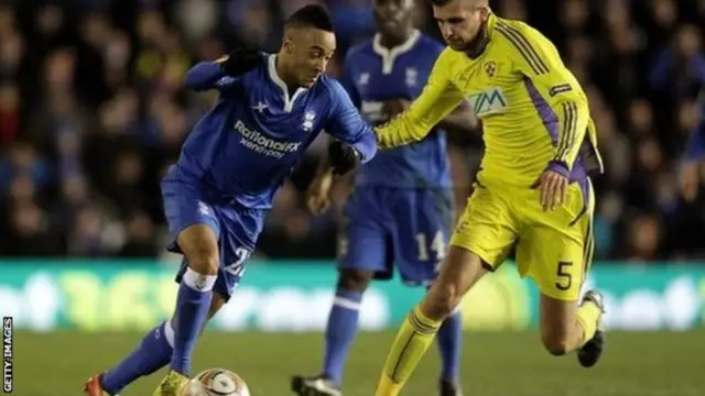 Nathan Redmond at Blues