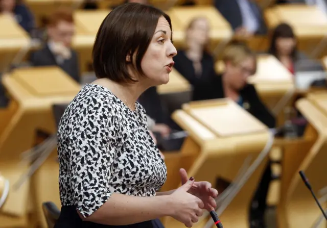 Scottish Labour Party leader Kezia Dugdale