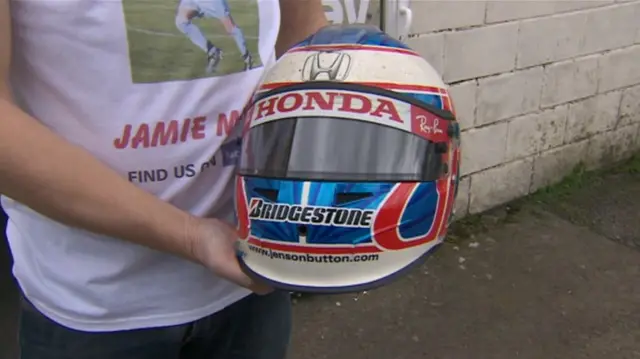 Jenson Button helmet