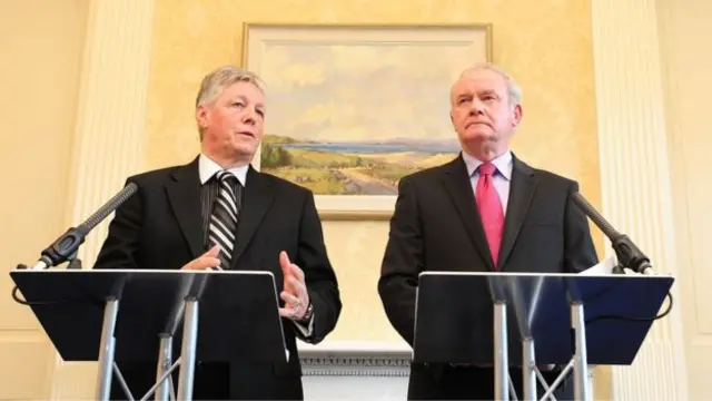 Martin McGUinness and Peter Robinson