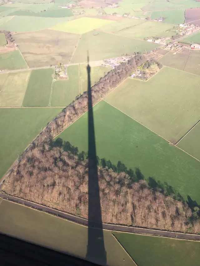 Emley Moor shadow