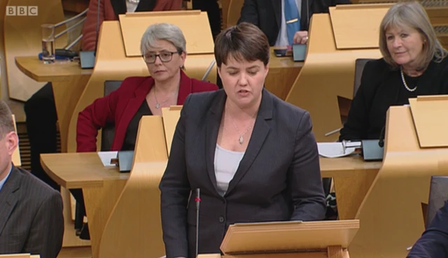 Scottish Conservative leader Ruth Davidson