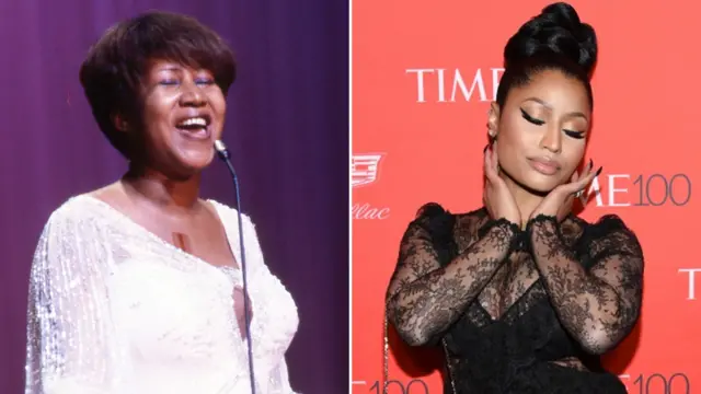 Aretha Franklin and Nicki Minaj