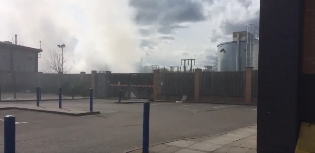 Substation fire