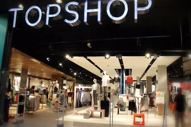 Topshop sign