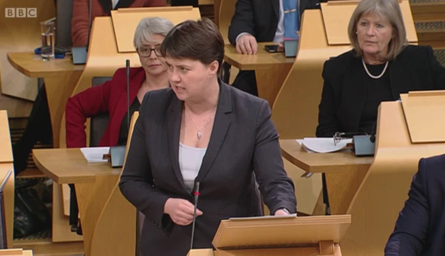 Scottish Conservative leader Ruth Davidson