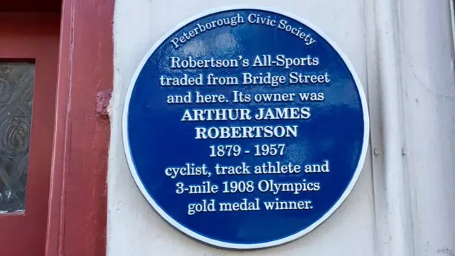 Arthur James Robertson blue plaque