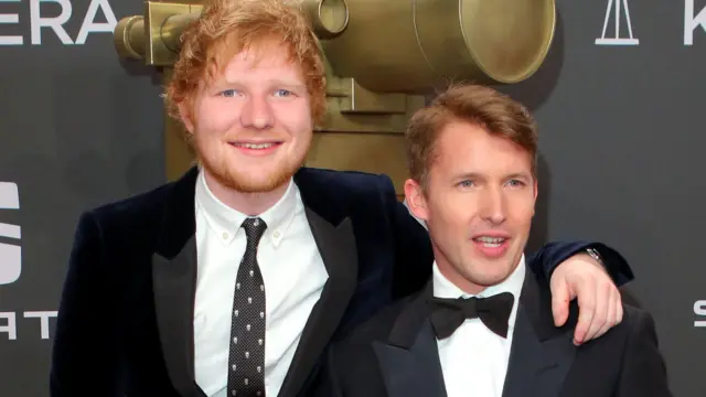 Ed Sheeran and James Bount