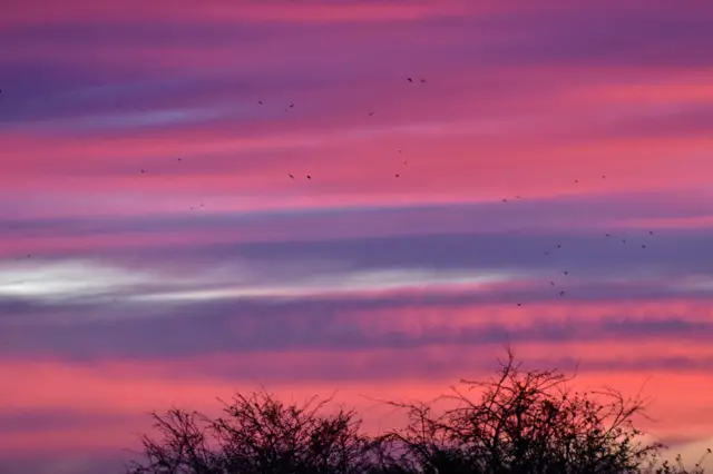 Sunrise over Empingham, Rutland