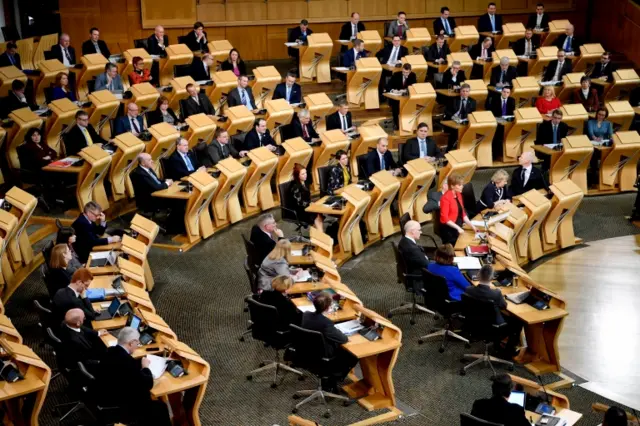 Chamber of the Scottish Parliament