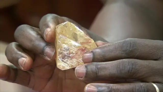 Diamond found by the pastor