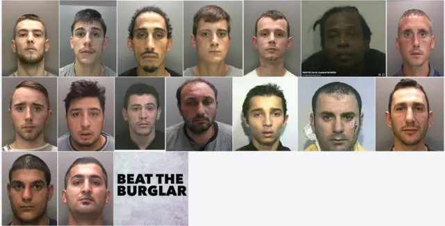 16 suspects