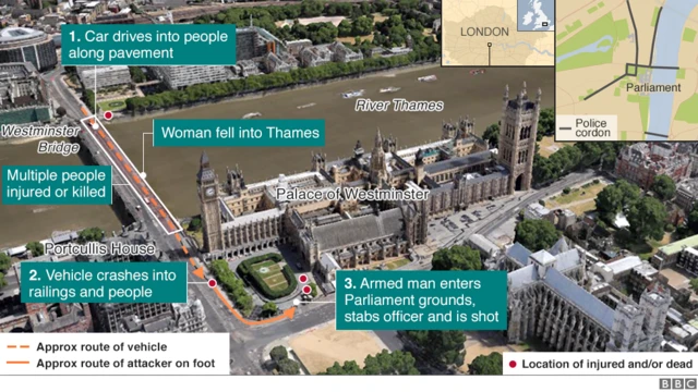 Westminster map