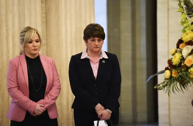 Michelle O'Neill and Arlene Foster