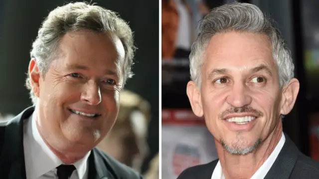 Piers Morgan and Gary Lineker