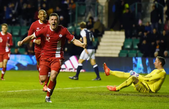 Fraser Aird celebrates