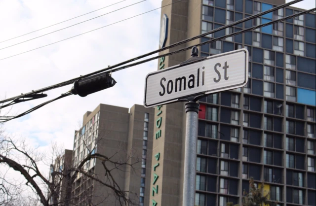 Picture of Somali street, taken in Minneapolis US