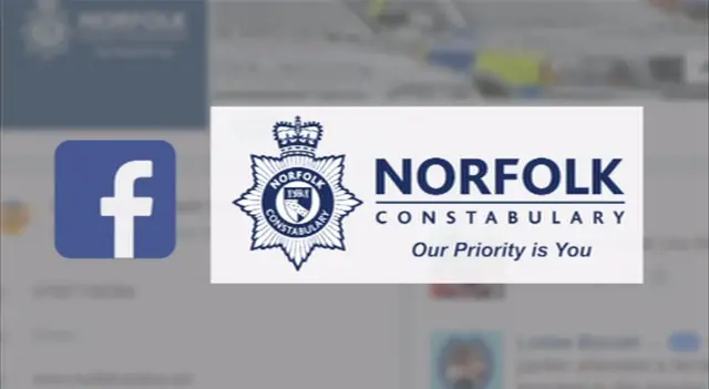 Facebook page for Norfolk Constabulary