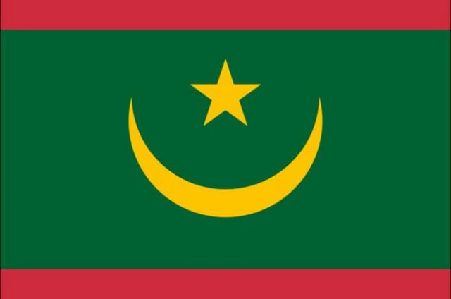 Mauritania new proposed flag with red stripes