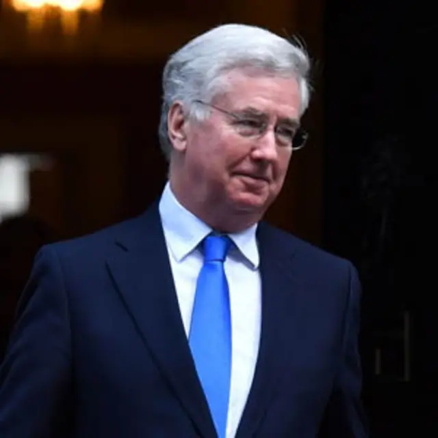 Defence Secretary Michael Fallon