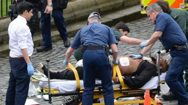 The man believed to be the attacker, Khalid Masood