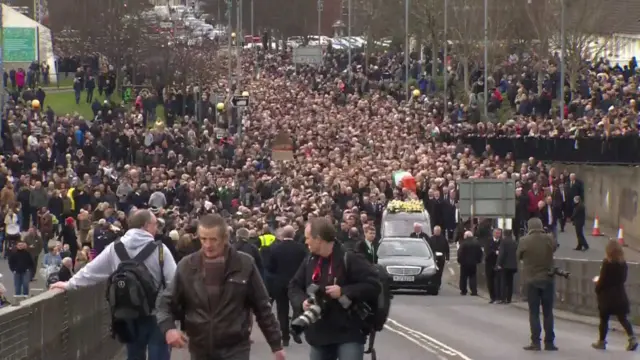 Martin McGuinness Hearse