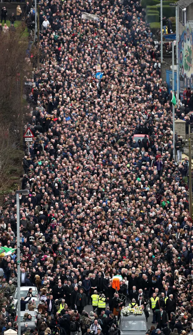 Martin McGuinness crowd